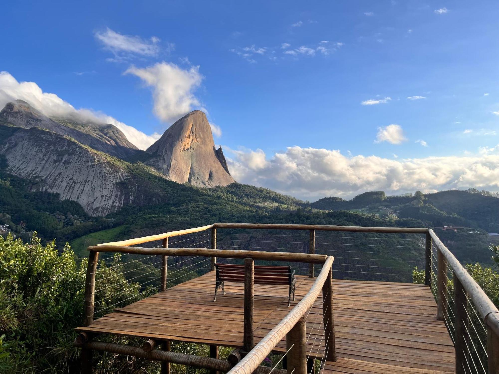 Aroso Paco Hotel Pedra Azul  Exterior foto View of the mountain from the viewing platform